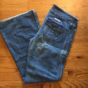 Abercrombie wide leg jeans